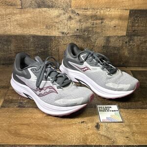 Saucony Womens Axon 2 S10732-15 Gray Running Shoes Sneakers Size 12 NO INSOLES